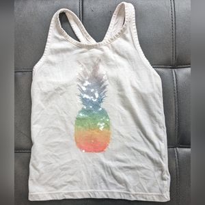 Cat & Jack Racerback Pineapple Sequin Tank 🍍